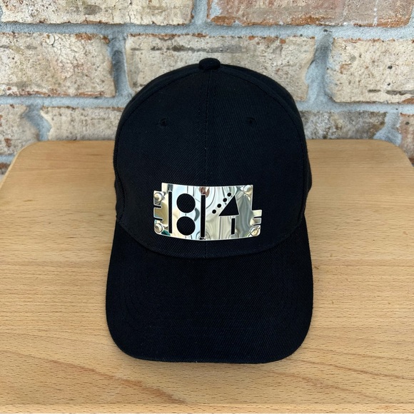 Janet Jackson Rhythm Nation 1814 Black baseball Hat With Metal Badge OS - Picture 4 of 12